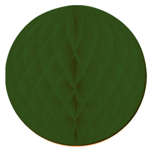 8in. Dark Green Honeycomb Ball