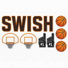 Basketball Themed Cutout Decoration Pack