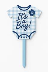 Charming "It's a Boy!" Baby Shower Lawn Sign