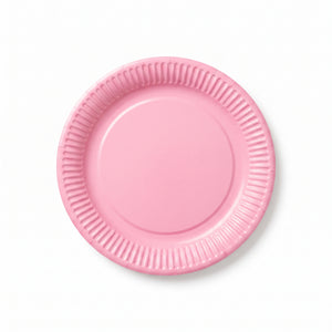 New Pink 8.5" Round Paper Plates