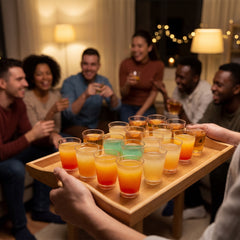 Clear Plastic Shot Glasses, 2 oz, 100 Pack