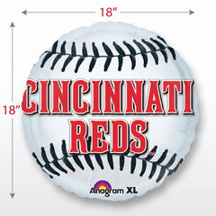 Cincinnati Reds 18" Mylar Baseball Balloon