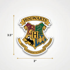 Harry Potter Hogwarts Crest Sticker Sheet - Halloween Edition