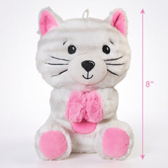Adorable Kitty Plush Balloon Weight Accessory