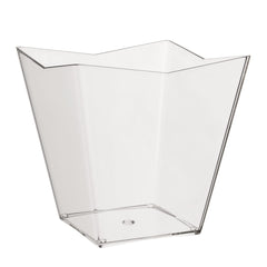 2 Oz. Clear Square Miniatures | 24 Count