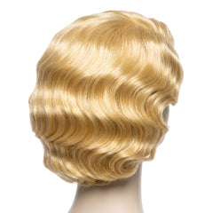 Blonde 1920s Finger Wave Wig - Timeless Flapper Style for Halloween