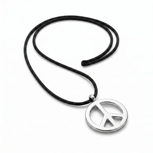 Groovy 60's Peace Medallion Necklace