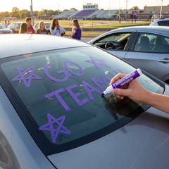 Purple Washable Window Marker for Team Spirit Events