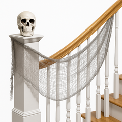 Creepy Gray Tattered Halloween Gauze Cloth Decoration