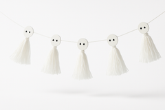 Halloween Ghost Tassel Garland Decoration