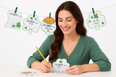 Lucky Paper Garland for St. Patrick's Day