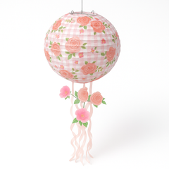 Floral Baby Shower Paper Lanterns, 3-Pack