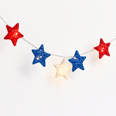 Patriotic Star String Lights