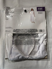 Kids' Heavenly Starlight Angel Costume with Halo Headband - Child M (8-10)