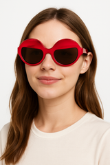Red Eyelid Fun Shades - Perfect for Parties & Costumes