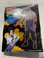 Men's Naruto Shippuden Sasuke Uchiha Cosplay Costume for Halloween - Adult One Size
