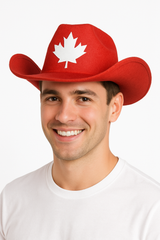Canadian Cowboy Hat - Celebrate Canada Day in Style!