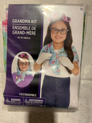 Charming Grandma Costume Kit for Kids - One Size