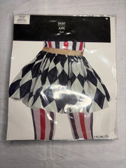 Vintage Circus Skirt & Tights Halloween Accessory Set
