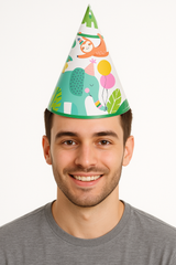 Jungle Adventure Cone Party Hats