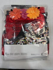 Day of the Dead Tie-On Bustle Costume Accessory - Adult One Size
