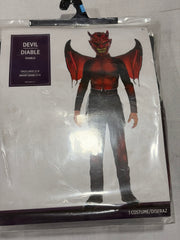 Devil Boy Halloween Costume with Wings