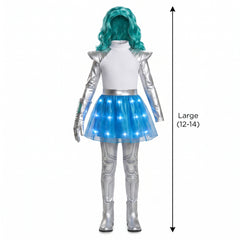 Disney Zombies 3 Addison Alien Girl's Halloween Costume with Light-Up Features
