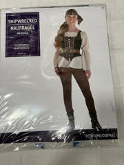 Shipwrecked Pirate Girl Costume