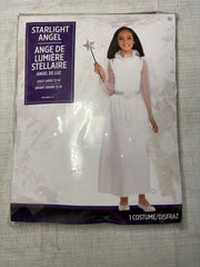 Kids' Heavenly Starlight Angel Costume with Halo Headband
