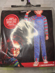 Kids' Chucky Halloween Costume with Mask and Overalls - Child XL (14-16)