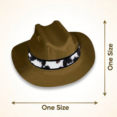 Mini Cowboy Party Hats - 8 Pack