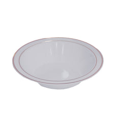 14 Oz. Rose Gold Ovals Design Soup Bowls | 10 Ct.