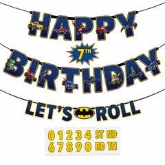 Batwheels Double Banner Kit for Kids' Birthday