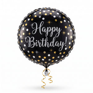 Sparkling Celebration Happy Birthday Foil Balloon - 18-inch