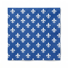 Canadian National Day Fleur-de-lis Luncheon Napkins - 6.5 In. x 6.5 In.