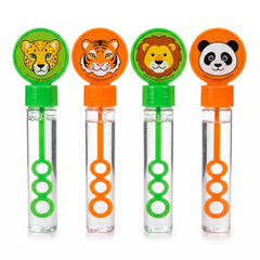 Get Wild Jungle Animal Bubble Tube Pack - 4 Pack Party Favors