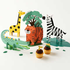 Get Wild Jungle Birthday Table Decorating Kit