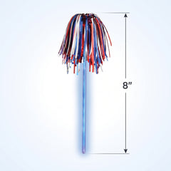 Patriotic Glow Pom Pom - Wearable Party Accessory