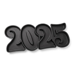 2025 New Year's Eve Plastic Serving Tray