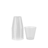 2 Oz. White Pearl Plastic Shot Glasses | 2500 Count