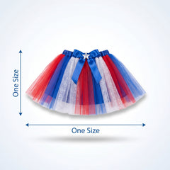 Adult Patriotic Red, White, and Blue Tutu