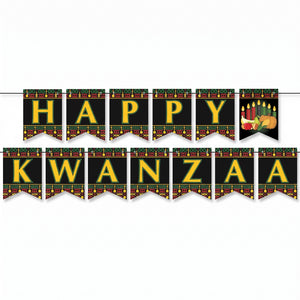 Festive 6x7FT Happy Kwanzaa Celebration Banner