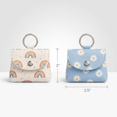 Colorful Mini Purse Keychain Favors - 2-Pack