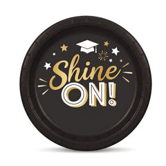 Shine On Graduation Paper Plates - 6.75"