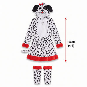 Spotted Dalmatian Girl's Halloween Costume - Child S (4-6)