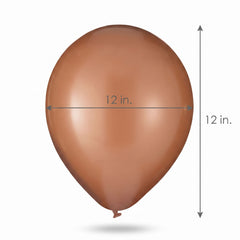 Luxaire 12" Premium Peach Latex Balloons - 25 Pack