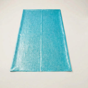 Dazzler Blue Opalescent Reusable Table Cover - 54" x 102"