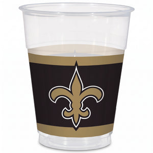 New Orleans Saints 16oz Plastic Cups - 25 Pack
