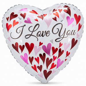 Heartfelt "I Love You" 18-Inch Foil Balloon