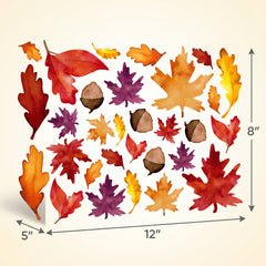 Fresh Autumn Leaves Mega Value Pack Cutouts